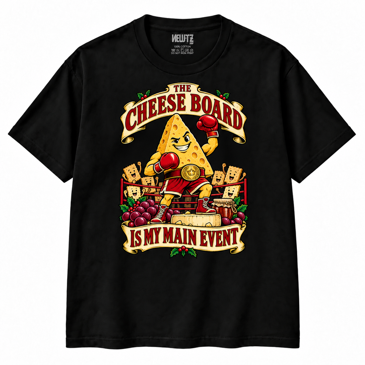 The Cheese Board Is My Main Event Christmas T-Shirt