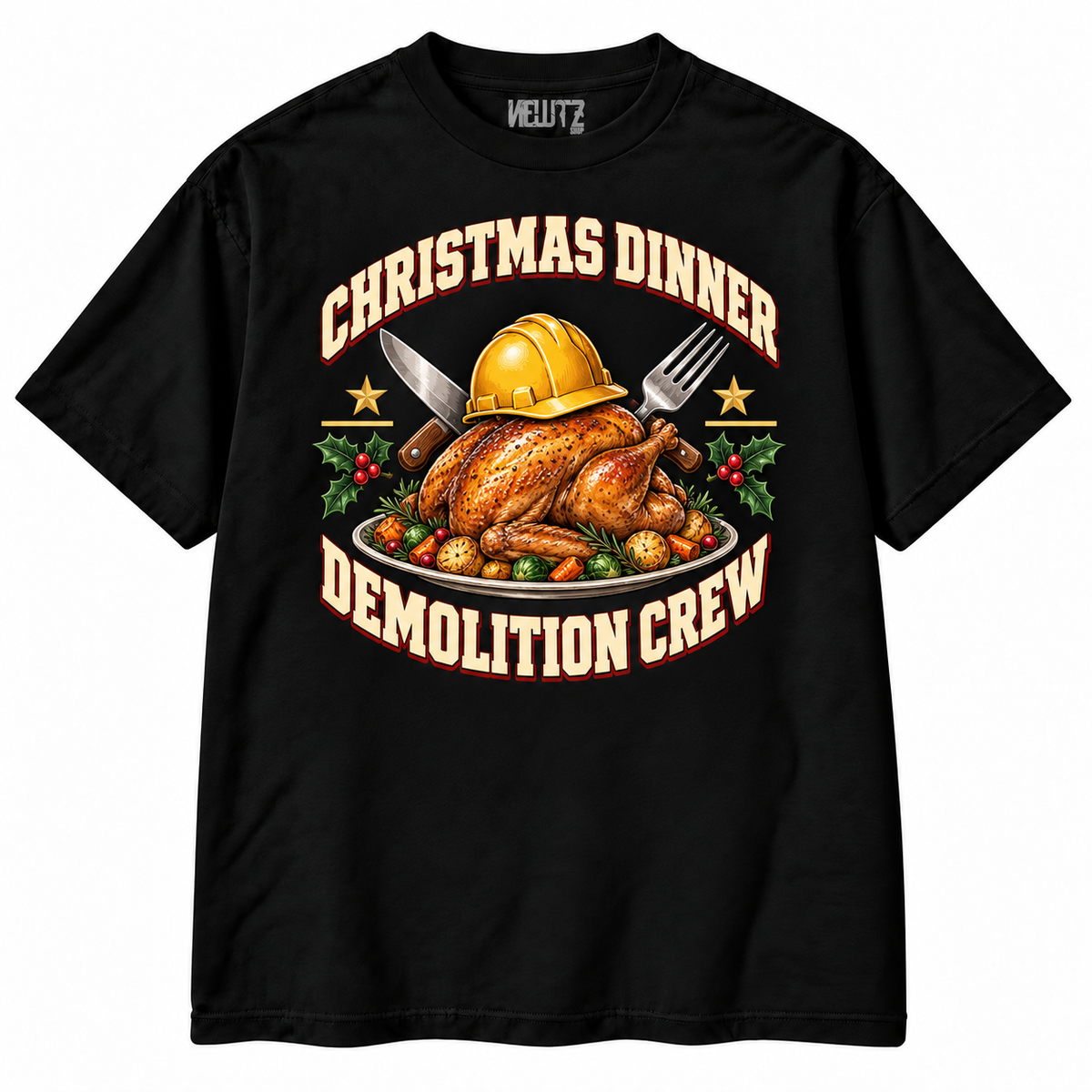 Christmas Dinner Demolition Crew T-Shirt