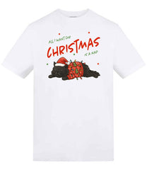 All I Want For Christmas Is A Cat Nap Funny T-Shirt