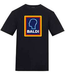 Baldi Black T-Shirt Inspired by the Aldi Logo - Funny T-Shirt Gift