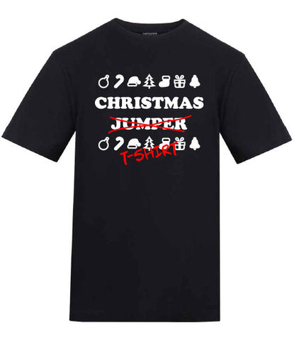 Christmas Jumper for those with prefer a T-Shirt T-Shirt