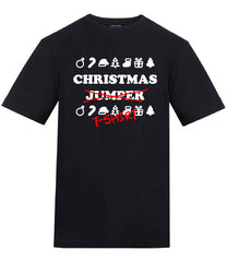 Christmas Jumper for those with prefer a T-Shirt T-Shirt