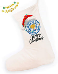 Leicester City Merry Christmas Stocking 28x57cm