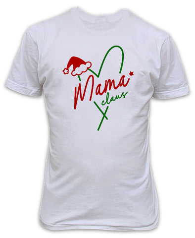 Mama Claus Christmas T-Shirt - Perfect family festive cute gift for Mummy