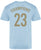 Man City Champions 2023 Gold Print Sky Blue T-Shirt - fan top