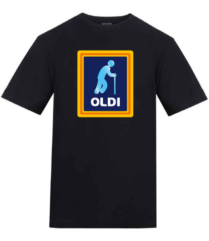 Oldi Aldi Inspired Funny T-Shirt Fathers Day Gift