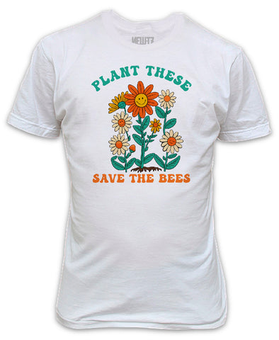 Plant These Save The Bees T-Shirt - Earth Day Plant more flowers