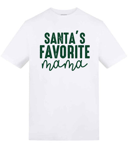 Santa's Favourite Mama T-Shirt