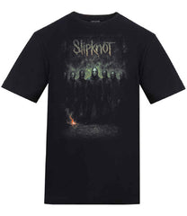 Slipknot Masked Illustration Black T-Shirt
