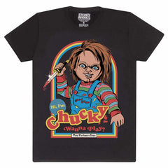 Steven Rhodes Wanna Play? Unisex Adults T-Shirt