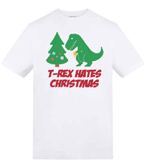 T-Rex Hates Christmas Small Arms Issue Funny T-Shirt