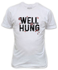 Well Hung Cheeky Christmas T-Shirt - Funny Gift