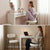 Glenn Stackable Boucle Dining Chairs – White – Set of 2