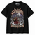 NEWTZ Black Sackbeth Sabbath Bloody Christmas Black Sabbath-inspired T-shirt in black with approved NEWTZ neck label on white background