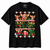 Christmas Creature Chaos retro T-shirt in Black