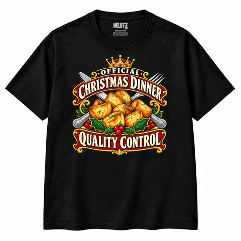 Official Christmas Dinner Quality Control T-Shirt