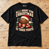 christmas three points Black Christmas T-shirt — bench