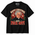 NEWTZ Father Jack-inspired Happy Christmas Now Feck Off T-shirt in black with approved neck label on white background