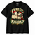 Fleece Navidad Christmas T-shirt in Black