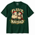 Fleece Navidad Christmas T-shirt in Bottle Green