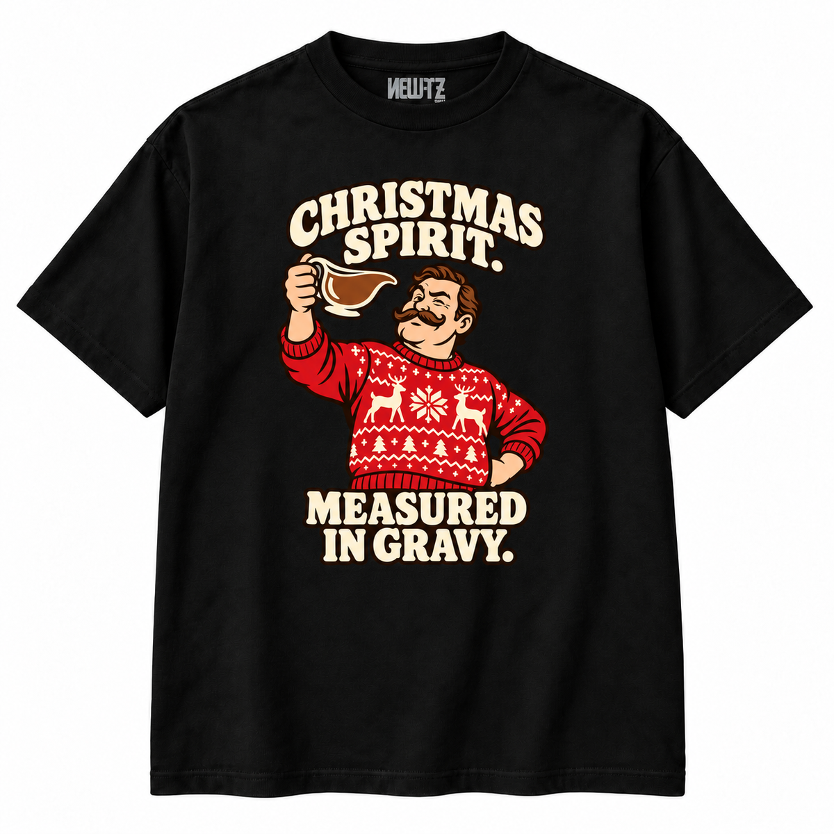 Christmas Spirit Measured in Gravy Christmas T-Shirt