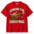 Gunning for Christmas Football T-Shirt — Red