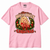 Have a Holly Dolly Christmas T-Shirt — Baby Pink on white background
