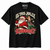 NEWTZ Is This Jolly Enough funny Santa and elf Christmas T-shirt in black with approved neck label on white background