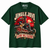 NEWTZ Jingle Jovi Christmas T-shirt in Bottle Green with approved neck label on white background