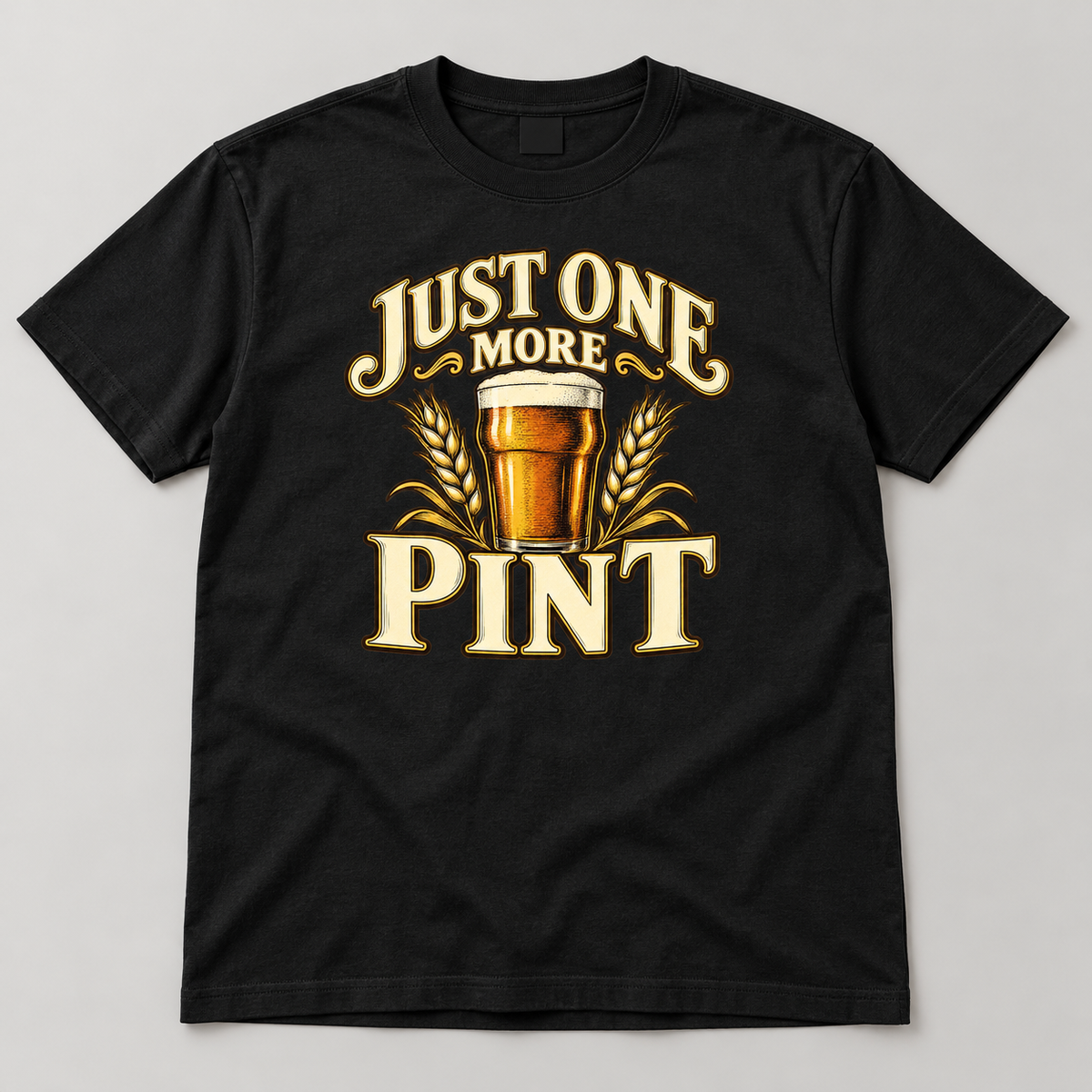 Just One More Pint – Vintage Pub T-Shirt