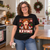 Woman wearing the Black KEVIN!!! Catherine O’Hara Christmas T-Shirt