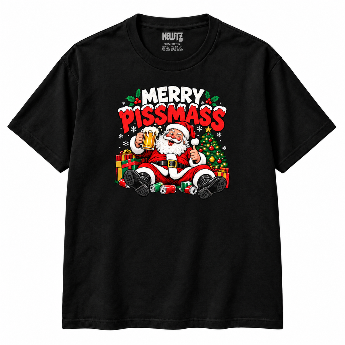 Merry Pissmass – Funny Christmas T-Shirt
