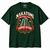 Nakatomi Christmas Party Yippee Ki-Yay T-shirt in Bottle Green