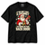 No Chimney Back Door Santa Christmas T-Shirt — Black standard mockup on white background