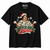 NEWTZ Pablo Escobar-inspired Let It Snow Christmas T-shirt in black with approved neck label on white background