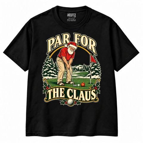 Par for the Claus Christmas Golf T-Shirt