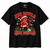 Red Devils Merry Christmas Football T-Shirt — Black