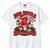 Red Devils Merry Christmas Football T-Shirt — White