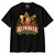 Reinbeer Christmas Drinking Club T-shirt in Black