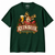 Reinbeer Christmas Drinking Club T-shirt in Bottle Green