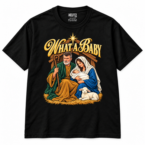 Roy Keane “What a Baby” Christmas T-Shirt