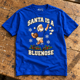 Birmingham City Santa Is a Bluenose Christmas T-shirt — bench