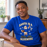 Birmingham City Santa Is a Bluenose Christmas T-shirt — model