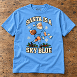 Coventry City Santa Is a Sky Blue Christmas T-shirt — bench