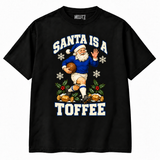 Everton Santa Is a Toffee Christmas tee Black