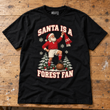 Nottingham Forest Santa Is a Forest Fan Christmas T-shirt — bench