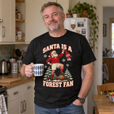 Nottingham Forest Santa Is a Forest Fan Christmas T-shirt — model