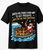 Santa Has Found A New Way Christmas T-Shirt - black hero mockup