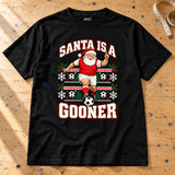 Arsenal-inspired Santa Is a Gooner Christmas T-shirt – bench