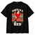 Liverpool-inspired Santa Is a Red Christmas T-shirt – black